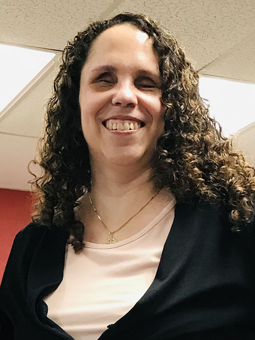 Close up of Julia Connellis smiling